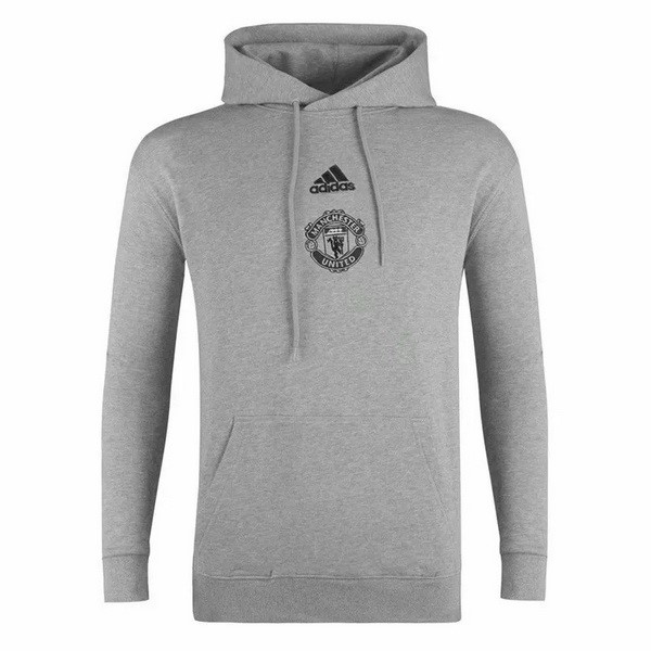 Sudaderas Con Capucha Manchester United 2020-2021 Gris